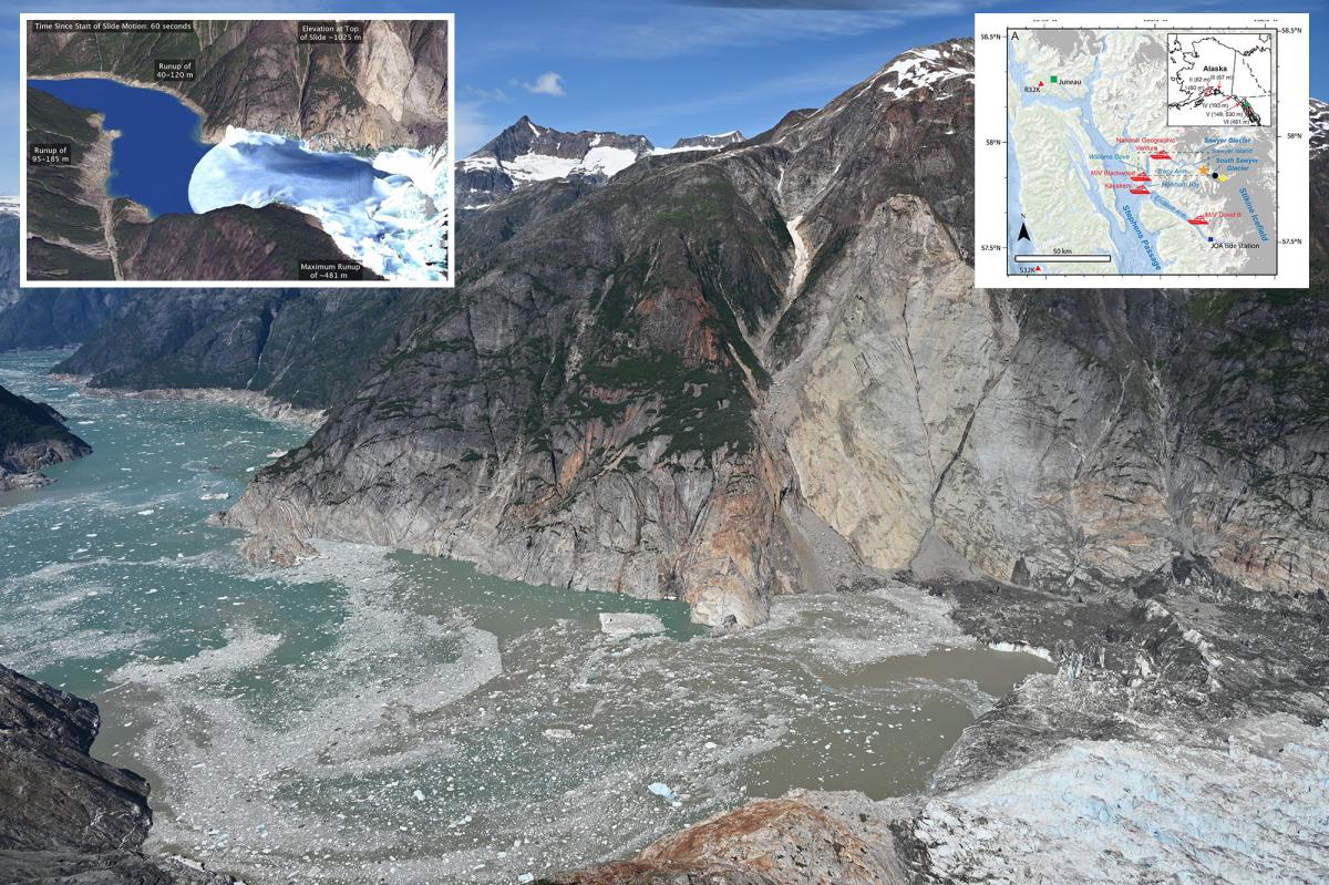 Alaska landslide unleashed one of the largest tsunamis ever recorded, new study shows