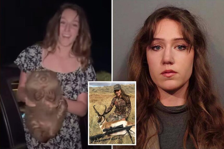 Influencer who caused outrage in Australia for snatching baby wombat faces jail time in Wyoming for hunting violations