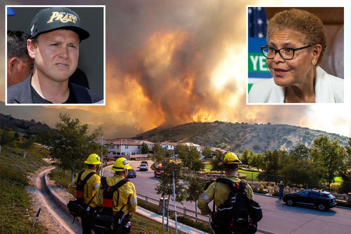 Spencer Pratt calls out Karen Bass amid wildfires, says LA Mayor is more worried about giving “meth-heads new grills”