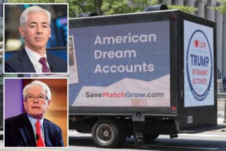 Bill Ackman, Charles Schwab launch six-figure ad campaign backing Trump’s American Dream Accounts