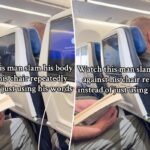 Rude passenger repeatedly slams seat back into too-tall man behind him: ‘An absolute psycho’