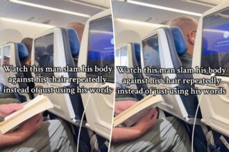 Rude passenger repeatedly slams seat back into too-tall man behind him: ‘An absolute psycho’