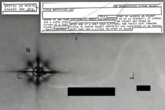 Newly released secret government files detail UFO encounter with 13 fighter jets