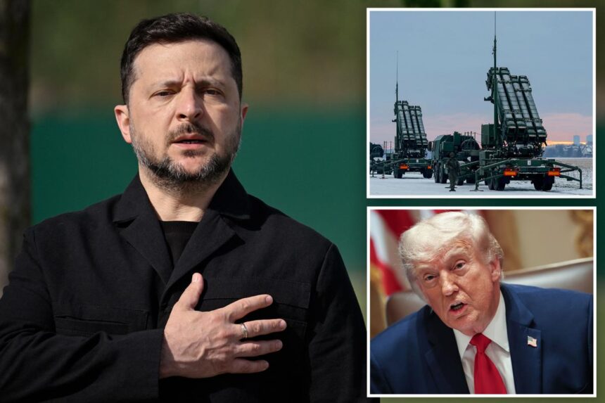Zelensky pleads with Trump for additional Patriot missile systems as fears mount over more Russian strikes