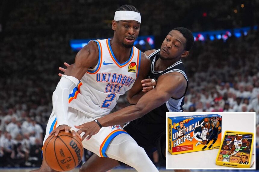 Shai Gilgeous-Alexander sends legal threat to company game mocking his constant flops