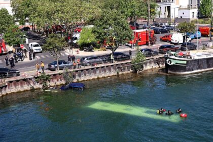 Bus plunges into river after trainee driver crash, massive rescue response: reports