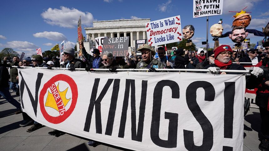 Democrats who rallied at ‘No Kings’ protests applaud King Charles in Congress