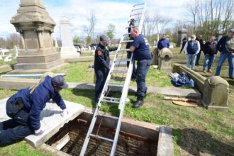 Missing man’s body found in abandoned cemetery crypt in case tied to biker gang