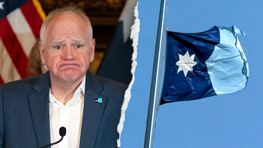 Walz hit with local revolt from Minnesota mayor refusing ‘ugly’ new flag: ‘People’s decision’