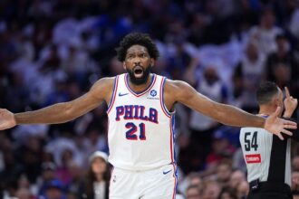 76ers’ Joel Embiid takes thinly-veiled shot at officials after Knicks take commanding 3-0 lead in playoffs