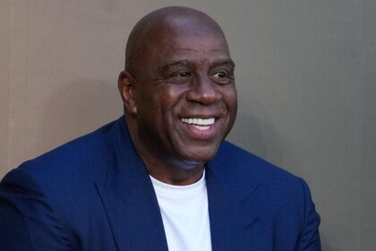NBA legend Magic Johnson breaks from his former Lakers boss to endorse Karen Bass in LA mayoral race