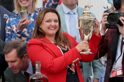 Cherie DeVaux reflects on making Kentucky Derby history as first female trainer to win the race