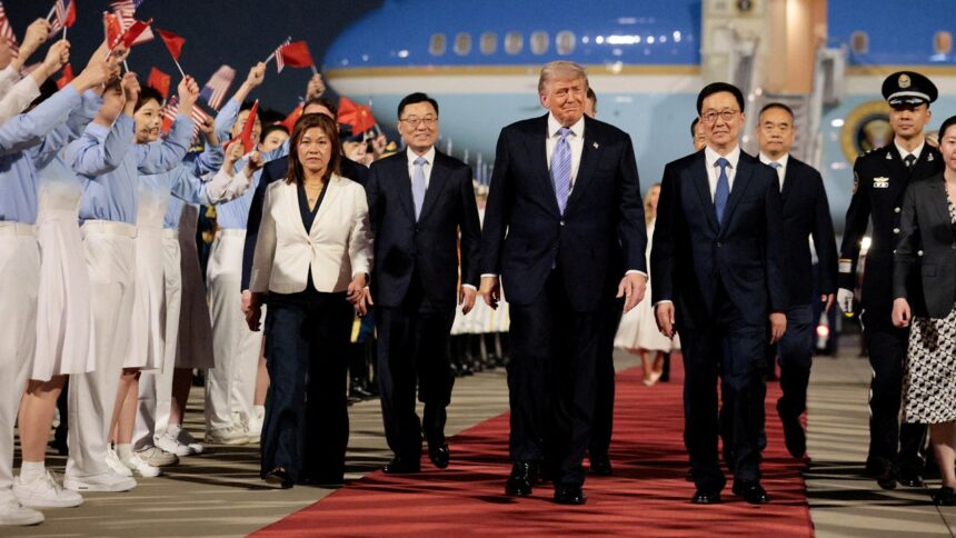 Trump gets red-carpet welcome in China, but past Beijing trip shows pageantry only goes so far