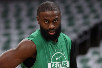 Celtics star Jaylen Brown tears into ESPN’s Stephen A Smith as feud escalates: ‘Face of clickbait media’