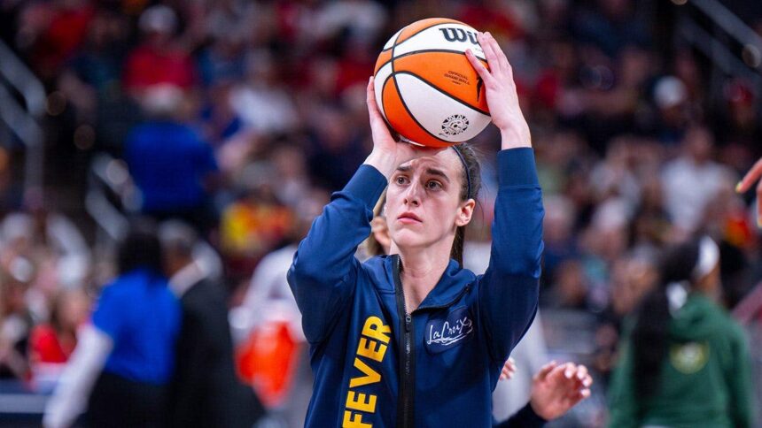 Caitlin Clark back in Fever lineup against Valkyries after missing one game with injury