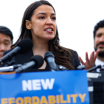 AOC tells New Yorkers to ‘pull up’ to Alabama during rally speech behind bulletproof glass