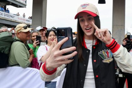 Indy 500 fans clamor for Caitlin Clark as she takes center stage at race
