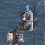Eight riders left dangling atop 100-foot roller coaster for over three hours at Texas amusement park