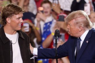 Trump gushes over Giants’ Jaxson Dart, says he wondered if QB was a ‘male model’