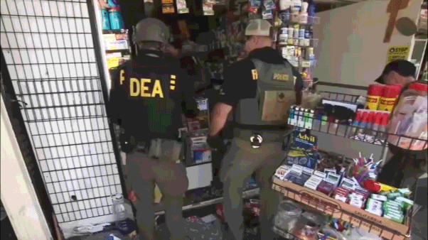 Feds seize mountain of fentanyl from ‘open-air drug market’ in massive crackdown targeting gang crews