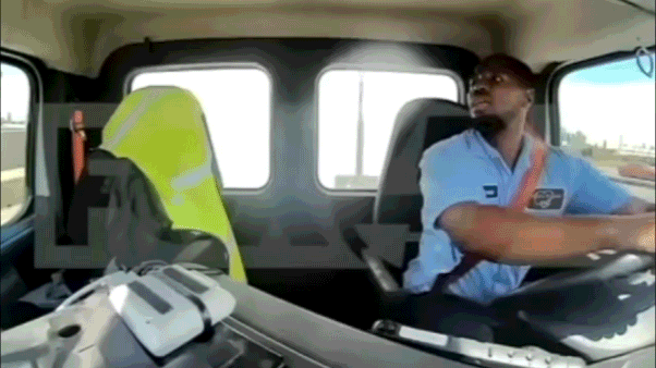 WATCH: Harrowing footage captures moment United flight’s landing gear strikes tractor trailer
