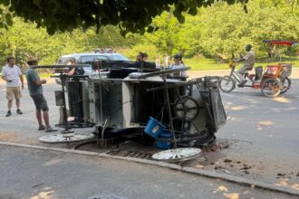 Driver hurt after spooked horse crashes into another carriage in NYC park: ‘It’s madness’