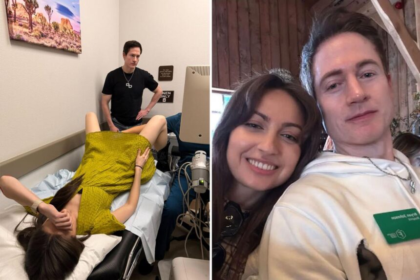 Biohacking billionaire Bryan Johnson overshares about his girlfriend’s vagina yet again — this time from her gyno exam