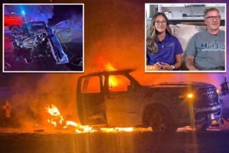 Arizona veteran, daughter, 14, rescue half dozen strangers from fiery car crash