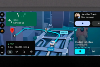 Android Auto Now Fits Weirdly Shaped Screens and Streams Video While Parked