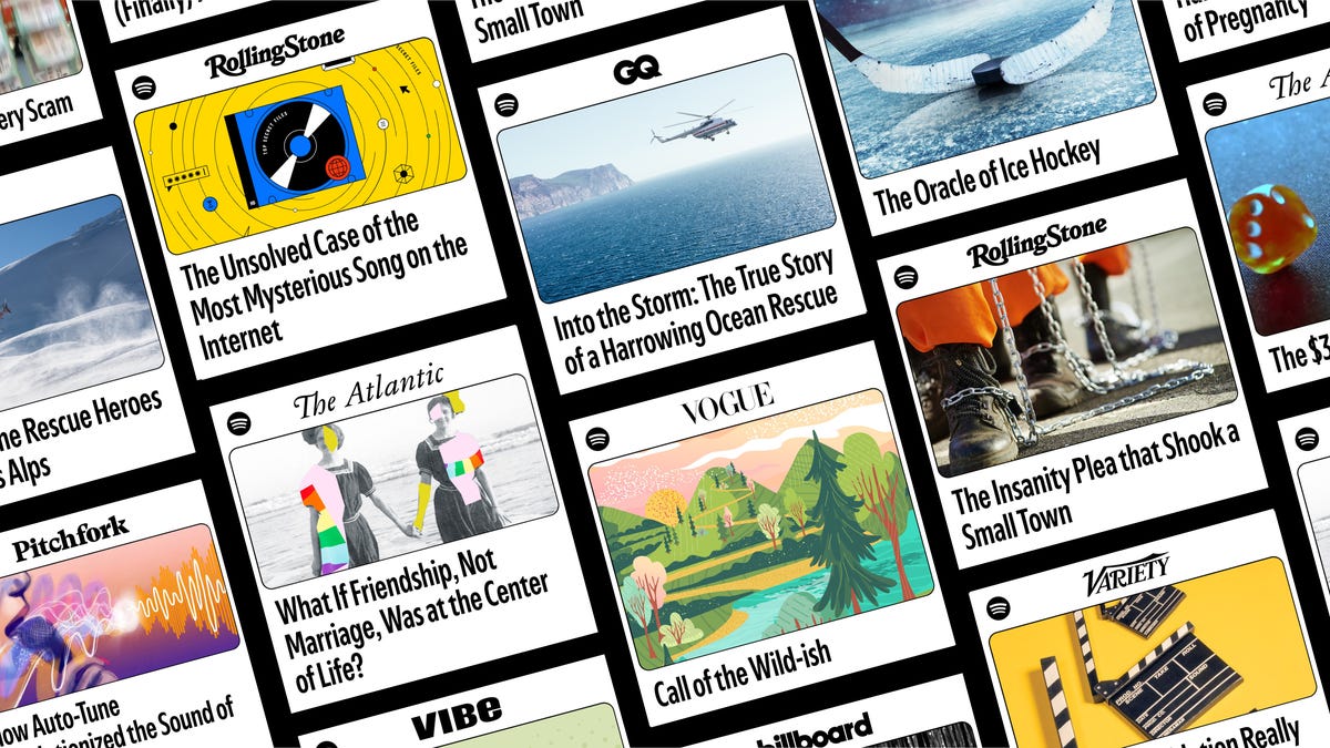 Spotify Adds Narrated Long-Form Magazine Articles for Premium Subscribers