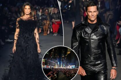Gucci transforms Times Square into runway as label debuts new collection with Cindy Crawford, Tom Brady