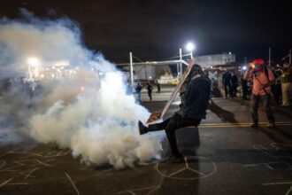 Delaney Hall anti-ICE clashes continue – despite New Jersey Gov. Mikie Sherrill’s ‘peaceful’ protest zone