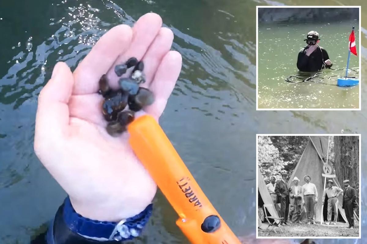 Brave divers explore Russian River near the mysterious and top secret Bohemian Grove