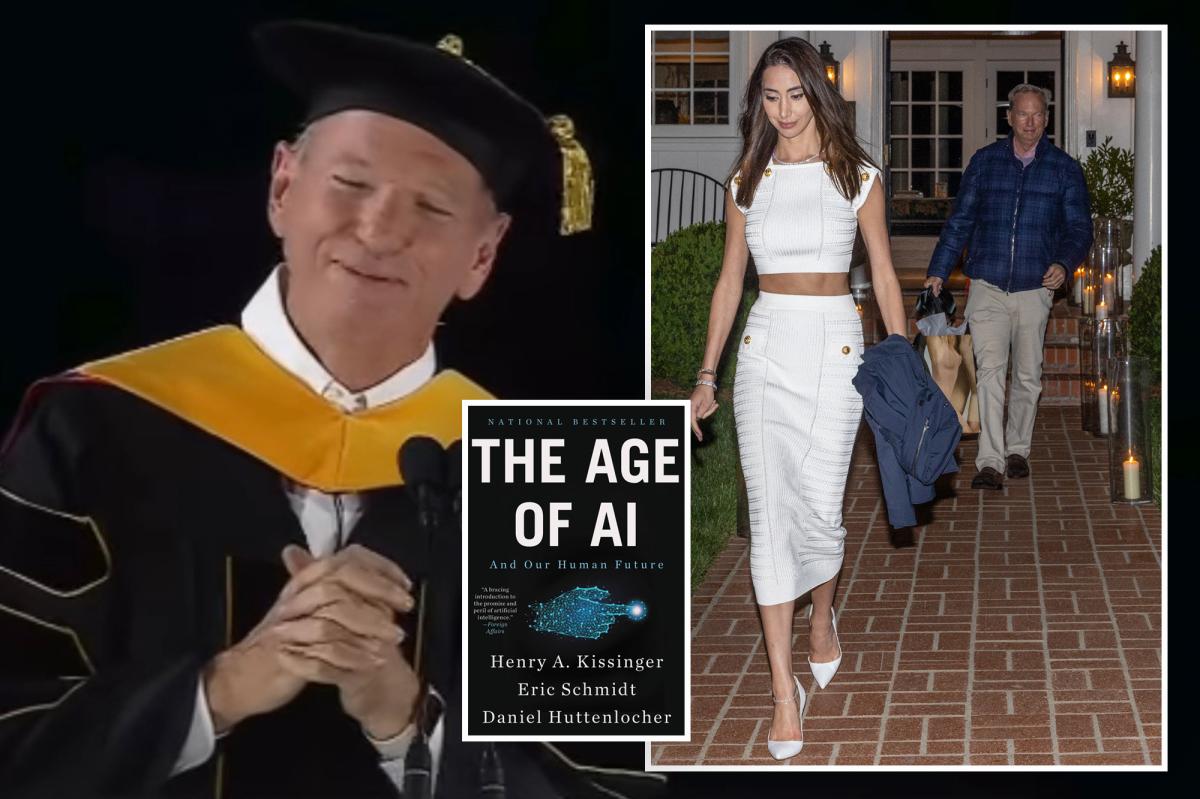 Ex-Google CEO Eric Schmidt booed at Arizona commencement over AI, sex harassment claims from much-younger girlfriend