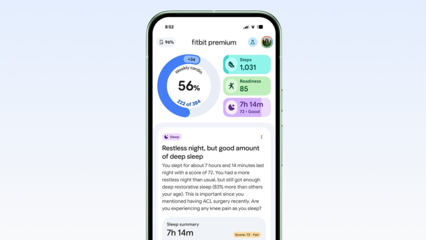 Google’s AI Health Guidance Is What I’ve Been Looking for, but I Miss the Fitbit App