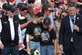 Kyle Busch’s family surrounded by drivers and team owners during heartfelt Coca-Cola 600 ceremony