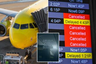 Spirit Airlines pilot gave emotional farewell to passengers after company announced shutdown: ‘Onward and upward’
