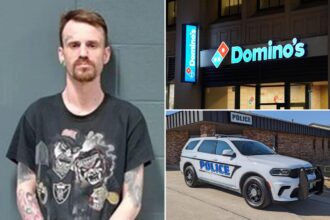 Irate Domino’s delivery driver runs over ‘f–king rude’ customer who stiffed him on a tip: cops