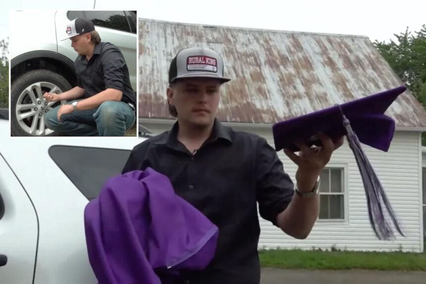 Ohio high school senior barred from walking at graduation after car trouble made him late to rehearsal