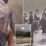 Tennessee families furious after students forced to walk at graduation in torrential rain
