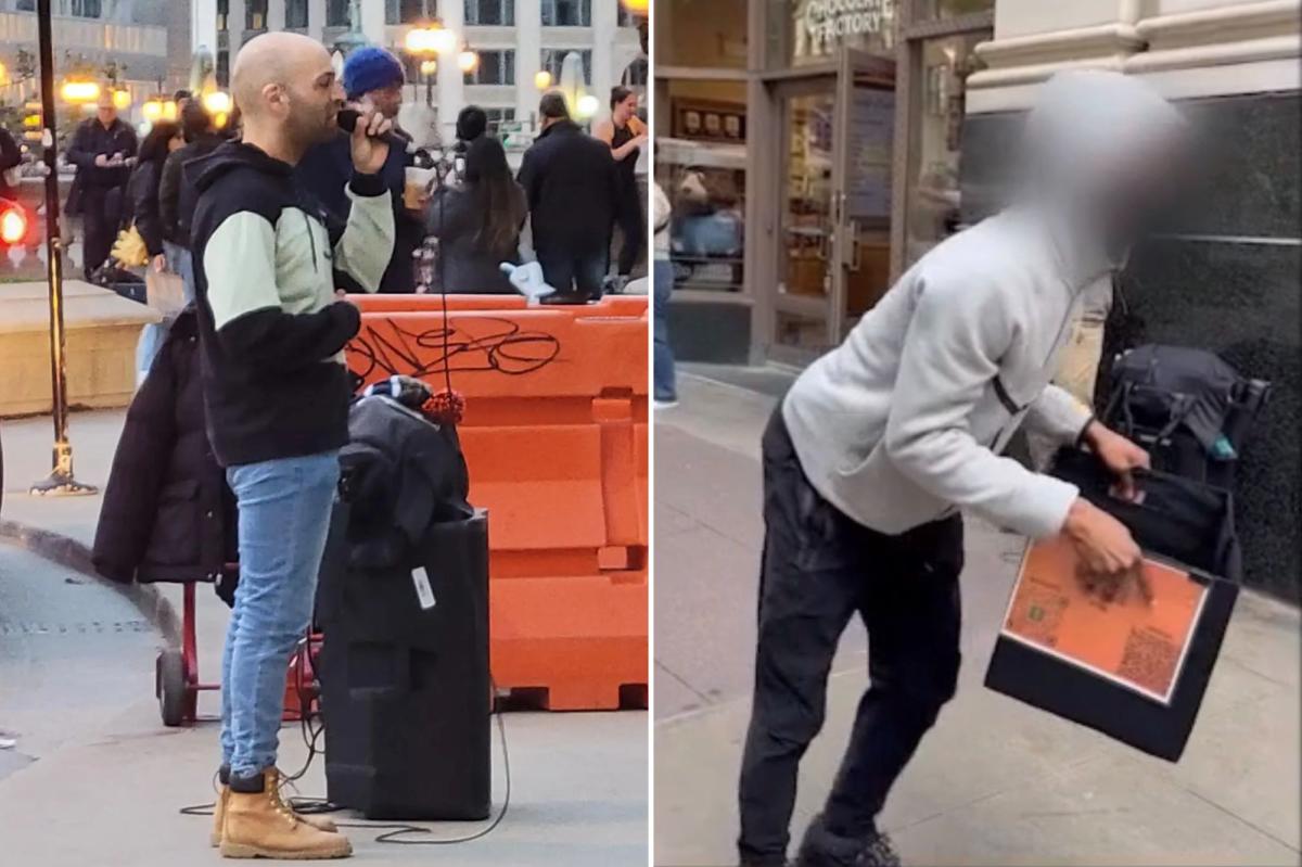 Chicago street performer Andrew David robbed in broad daylight while singing by teen in viral video