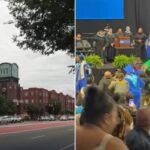 Brawl erupts at Virginia high school graduation as spectator attacks student walking to get their diploma