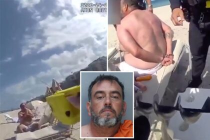 Florida man busted for threatening beachgoers with drill over chair: ‘I’m going to kill you’