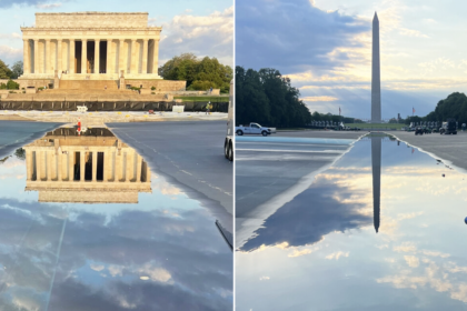 Trump shares stunning photos of Lincoln Memorial Reflecting Pool renovation, says project is ahead of schedule