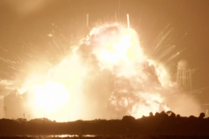 Blue Origin’s New Glenn Rocket Ground Test Ends in Fiery Florida Explosion