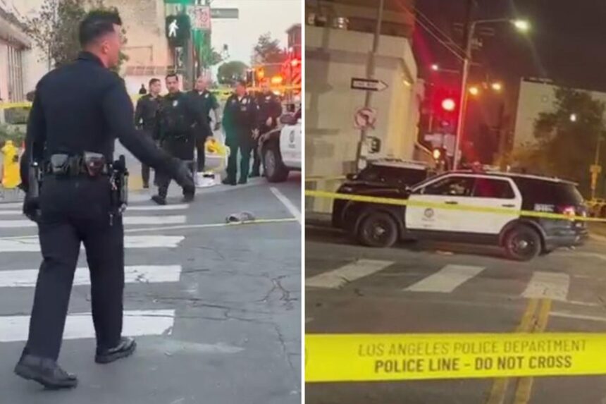 3 people shot on Skid Row as suspect delivers grim message to victims before pulling the trigger