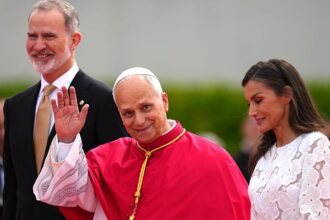 Pope Leo XIV calls for national unity on first day in Spain