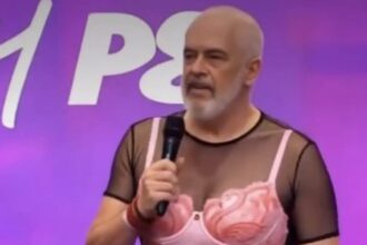 Albania’s PM posts AI video of himself in bra in swipe at influencers