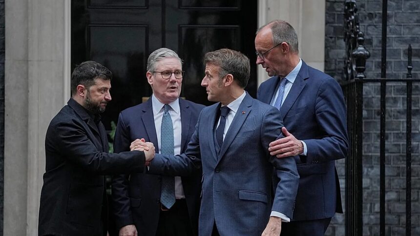 Zelenskyy to meet Macron, Merz and Starmer on Sunday, France says