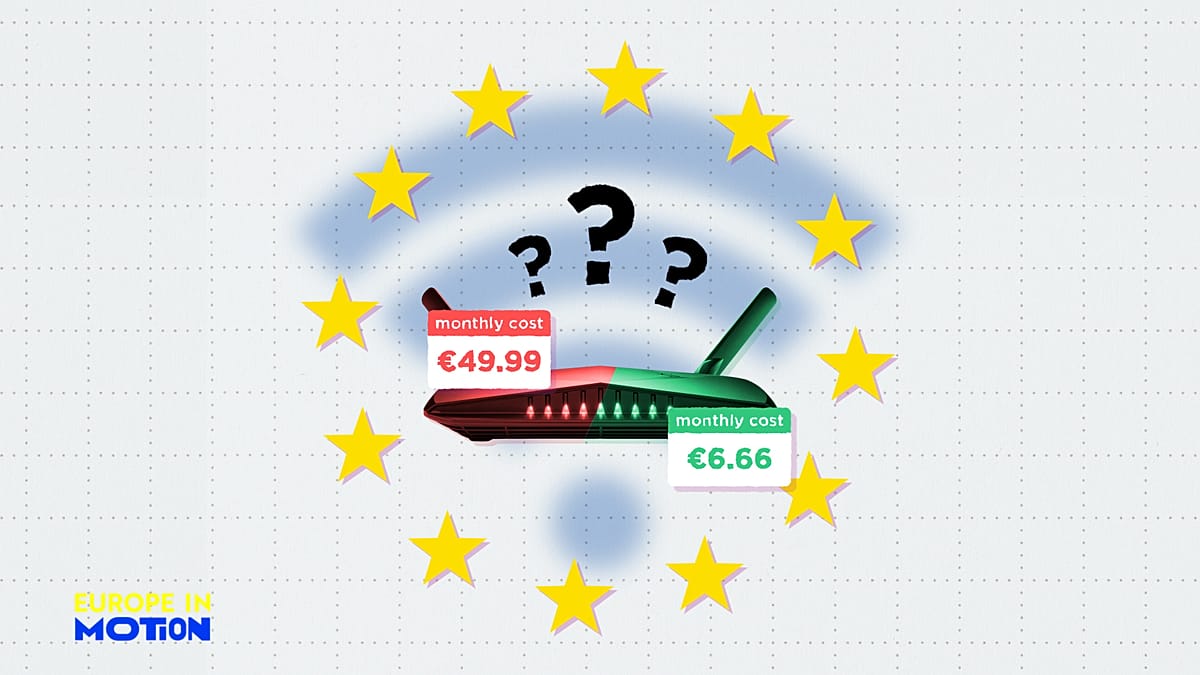 Who pays the most and least for broadband in the EU?